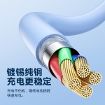 Type-C超级快充6A适用华为荣耀小米vivo充电器OPPO充电硅胶数据线