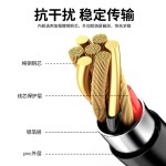 V3数据线 MP3行车记录仪老人机移动硬盘梯形mini usb加长头充电线