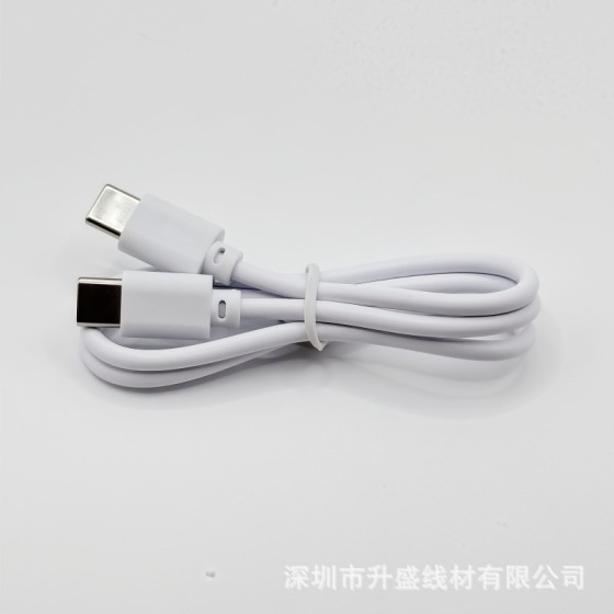 双头type-c充电线usb快充2a数据线双c配机线c对c三芯c-c五芯ctoc