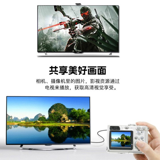 mini hdmi高清转换头大转小HDMI转hdmi公对母高清转接头跨境专供