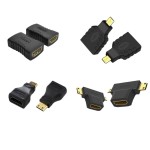 mini hdmi高清转换头大转小HDMI转hdmi公对母高清转接头跨境专供