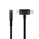 二合一耳机转接头适用安卓type-c苹果lightning转3.5mm音频转接线