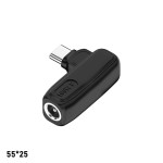 DC圆方口输入转typec转换器自动识别5v9v20v输出pd100W充电转接头