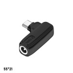DC圆方口输入转typec转换器自动识别5v9v20v输出pd100W充电转接头