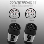 GBT转Type2国标转欧标转接头220V新能源电动汽车充电桩枪头比亚迪