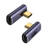 type-c公对母弯头USB4.0转接头雷电4笔记本电脑100W快充40Gbps