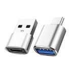 typec转接头3.0快充适用于苹果转otg手机u盘口车载充电usb转换器