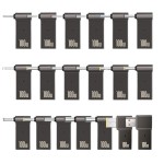 PD诱导弯头锌合金DC转接头适用于Type-C母转联想方口1145 100W20V
