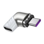 迷你PD120W磁吸转接器Typec快充MacBook笔记本手机弯头磁吸转接头