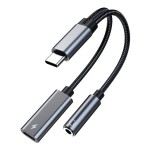 Type-C二合一3.5mm音频转接头CX31993HiFi耳机小尾巴快充OEM\ODM
