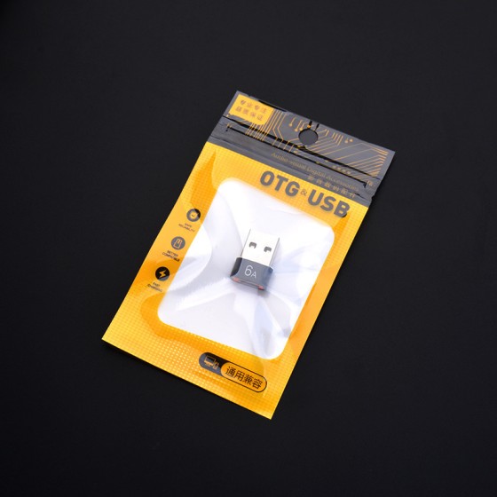 适用华为type-c母转USB2.0手机转接头车载充电转接器OTG转换头tpc