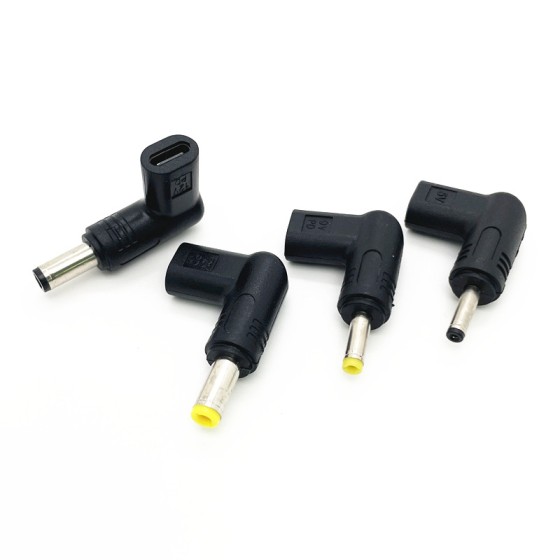Type-C母转DC5.5充电转接头PD诱骗5V 9V12V20V转接头适应各种电器