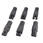 USB5521母座转双孔转接头理发器剃须刀八字6种接口充电转换器套装