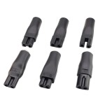 USB5521母座转双孔转接头理发器剃须刀八字6种接口充电转换器套装