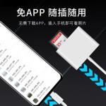 多功能手机CF读卡器适用苹果华为typec相机sd卡tf三合一转接头