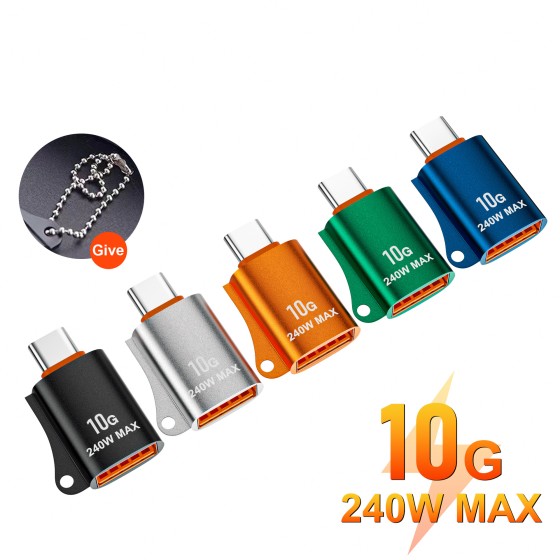适用华为手机OTG转接头Type-c转USB3.0U盘读卡器鼠标键盘小米OPPO