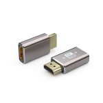 高清铝壳款8K60HZ·HDTV高清转接头 直通头AF-AM 上弯下弯 2 .1版