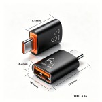 otg转接头usb3.0母转typec转换器高速传输6A快充手机平板车载u盘
