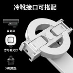 P135磁吸自拍杆迷你四脚蓝牙遥控手机相机拍照直播补光灯落地支架
