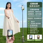 新款智能投屏手机自拍杆投屏器后置聚焦拍摄多功能遥控器直播旅游