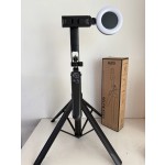 H29铝合金1.8米四脚支架自拍杆抖音直播手机相机通用蓝牙遥控防抖