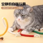 猫玩具猫咪咬咬绳玩具自嗨解闷磨牙虫瘿果猫逗猫棒用品啃咬玩具绳