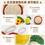 丝瓜络洁牙玩具宠物磨牙棒狗狗猫咪自嗨解闷防拆家神器耐咬可降解