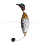 厂家现模EVA射出发泡宠物鸭耐咬诱饵狗狗玩具假鸭训练器