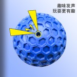 宠物玩具狗狗发声球蜂窝发声球清洁牙齿捏捏球互动玩具小狗软胶新