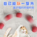 耐咬带绳自动逗猫球猫咪玩具球自嗨解闷神器宠物用品跳跳球