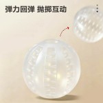 宠物狗狗玩具自嗨解闷磨牙漏食球耐咬小狗猫咪藏食发光玩具西瓜球