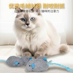 毛绒草药老鼠猫薄荷玩具仿真猫咪玩具自嗨解闷毛绒老鼠内含猫薄荷