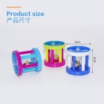 新款猫咪玩具 带柱铃铛花鼓猫玩具 逗猫玩具猫抓球 宠物玩具用品