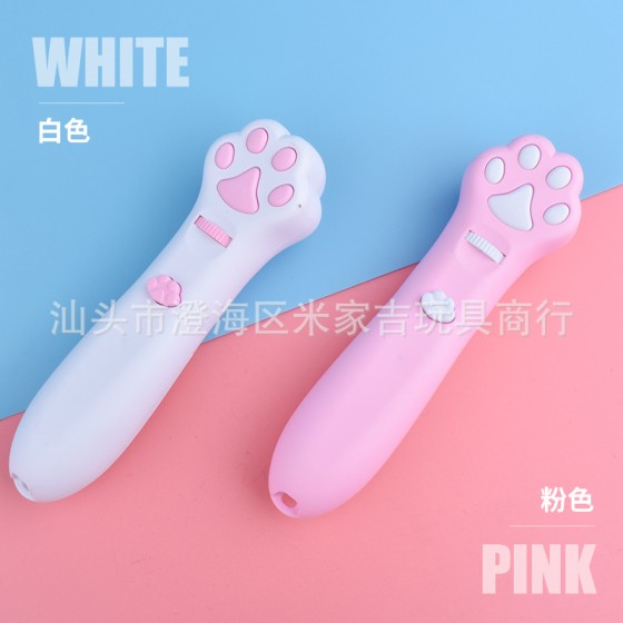 激光逗猫棒多图案亚马逊猫咪玩具宠物棒玩具用品红外线逗猫笔