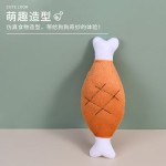 宠物毛绒发声玩具耐咬玩具亚马逊爆款狗狗香烟胡萝卜鸡腿毛绒玩具
