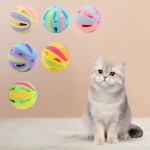 爆款新品铃铛玩具七彩宠物猫玩具多彩拼装手办铃铛小礼品玩具自嗨