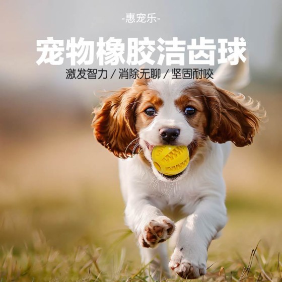 宠物漏食球狗狗玩具耐咬磨牙洁齿球西瓜球猫自嗨解闷橡胶玩具