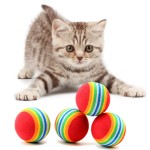 厂家彩虹球球猫咪玩具解闷自嗨球耐抓耐玩猫宠物玩具逗猫球批发