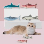 宠物猫薄荷玩具猫咪玩具逗猫麻布鱼猫薄荷鱼猫玩具
