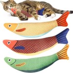 宠物猫薄荷玩具猫咪玩具逗猫麻布鱼猫薄荷鱼猫玩具