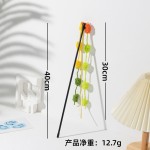 宠物玩具毛球流苏长杆逗猫自嗨解闷逗猫棒猫狗鱼竿彩色玩具批发