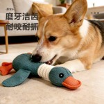 新款宠物麻布大雁PP响发声耐咬安抚训练磨牙洁齿狗狗猫咪宠物用品