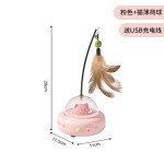 智能逗猫玩具猫咪玩具猫玩具自嗨解闷懒人逗猫棒羽毛宠物玩具跨境