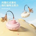 智能逗猫玩具猫咪玩具猫玩具自嗨解闷懒人逗猫棒羽毛宠物玩具跨境
