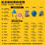 猫咪啃咬玩具木天蓼丝瓜络磨牙棒耐咬自嗨解闷去牙垢套装玩具批发