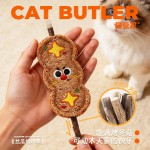丝瓜络宠物猫咪玩具自嗨解闷猫玩具磨牙洁齿逗猫棒小猫咪磨牙玩具