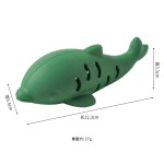 硅胶鱼猫猫玩具逗猫耐啃咬藏食慢食漏食自嗨猫咪磨牙解闷宠物玩具