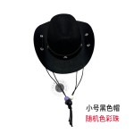 宠物玩具牛仔帽猫狗可爱萌宠迷你彩珠小帽子节日派对礼品宠物帽子
