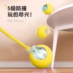 跨境爆款自动遛狗球狗玩具球耐咬自嗨宠物逗猫神器狗球猫咪突突球
