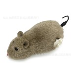 上链毛绒老鼠逗猫狗宠物玩具能跑摇尾巴玩具优质款少差评跨境热卖